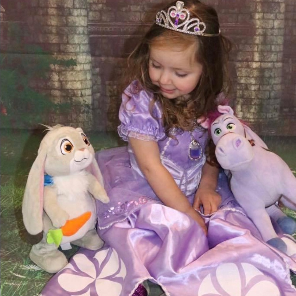 Disney Sofia the first playset and crown